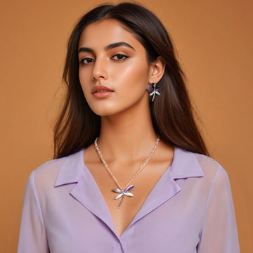 Dragonfly Charm Pendant Set - Nature Collection