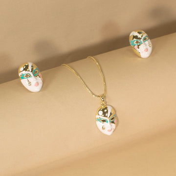 Drama Queen Statement Pendant Set - Edgy Collection