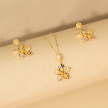 Elegant Flora Luxury Pendant Set - Nature Collection