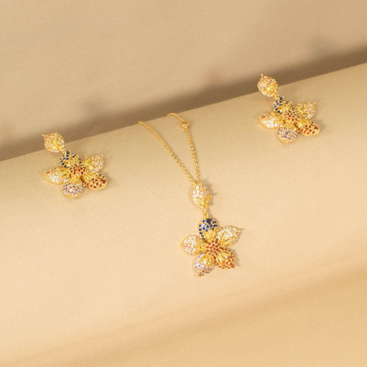 Elegant Flora Luxury Pendant Set - Nature Collection