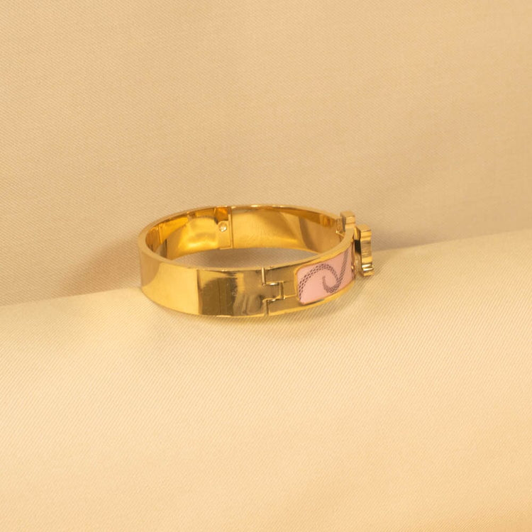 Eliza Openable Bracelet - Pink - Edgy Collection