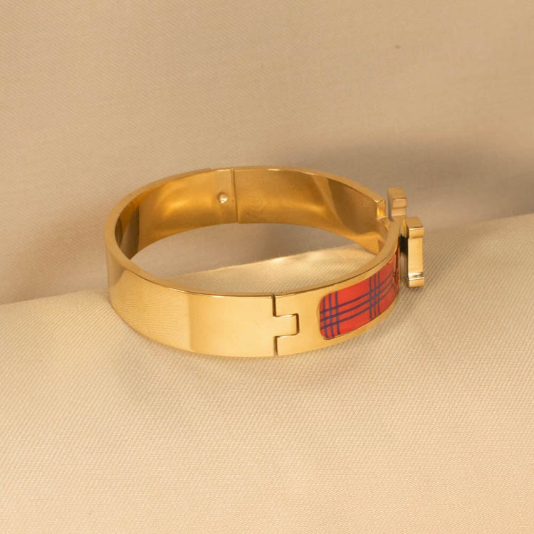 Eliza Openable Bracelet - Red - Edgy Collection