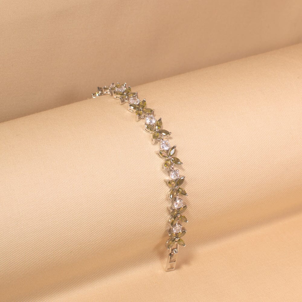 Elysia Luxury Bracelet - Green- Glitterati Collection