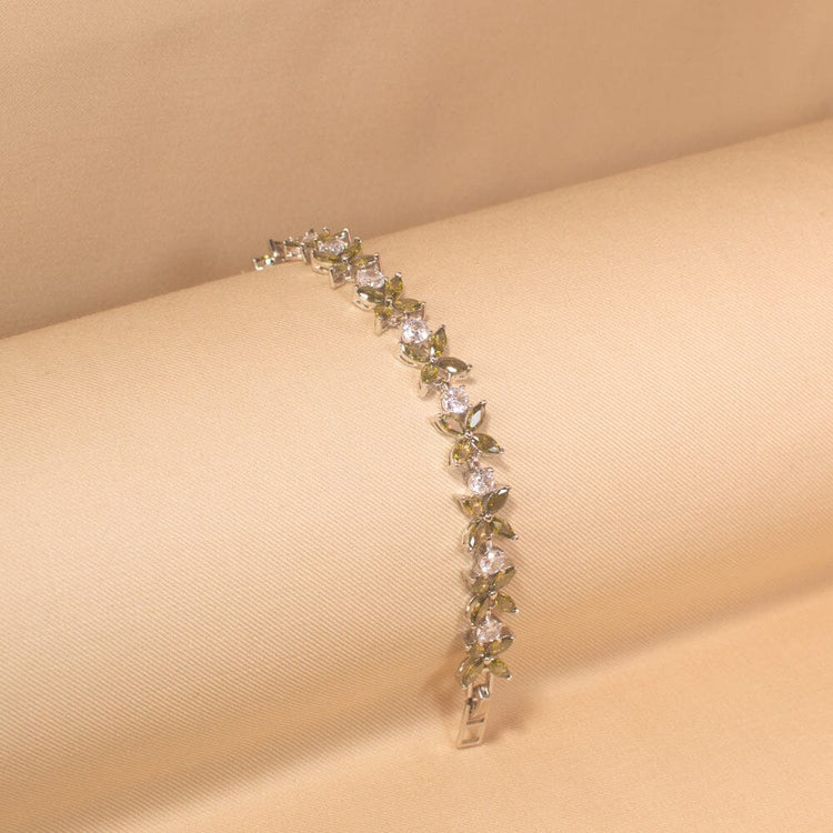 Elysia Luxury Bracelet - Green- Glitterati Collection