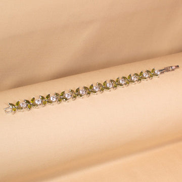 Elysia Luxury Bracelet - Green- Glitterati Collection