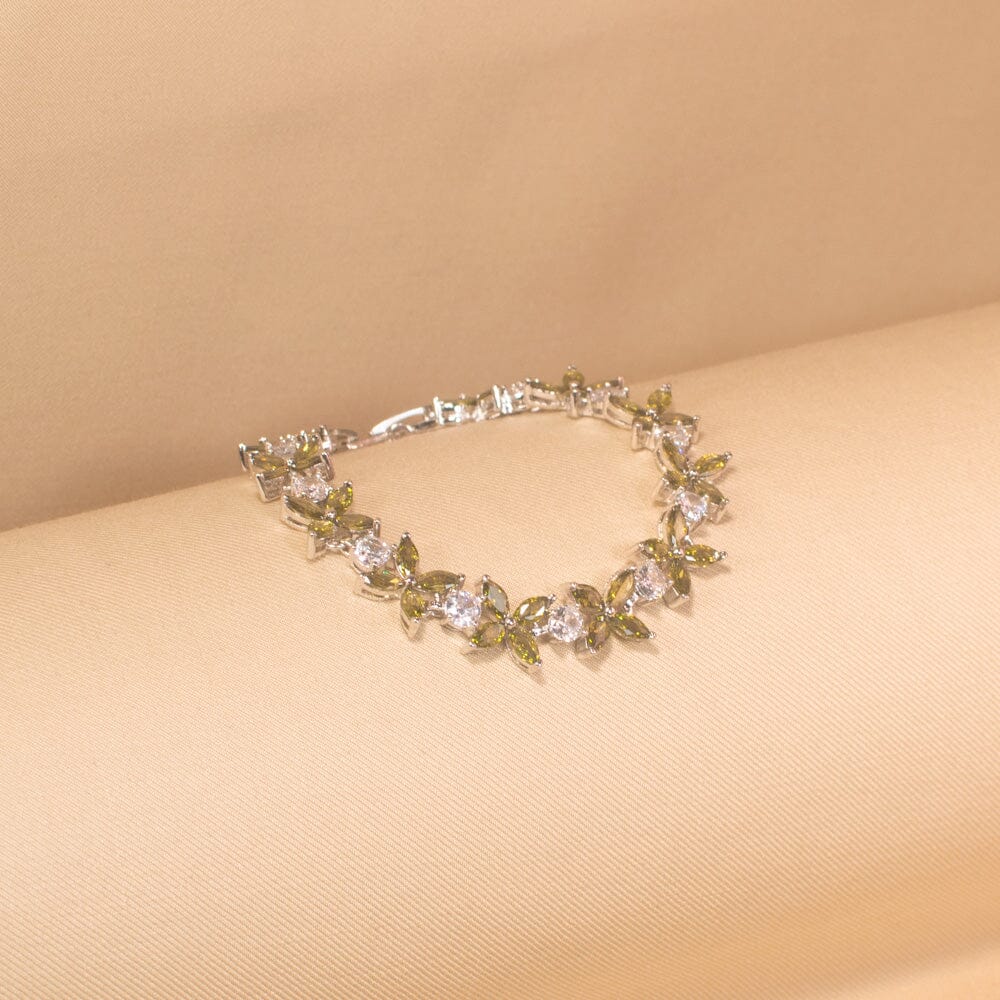 Elysia Luxury Bracelet - Green- Glitterati Collection