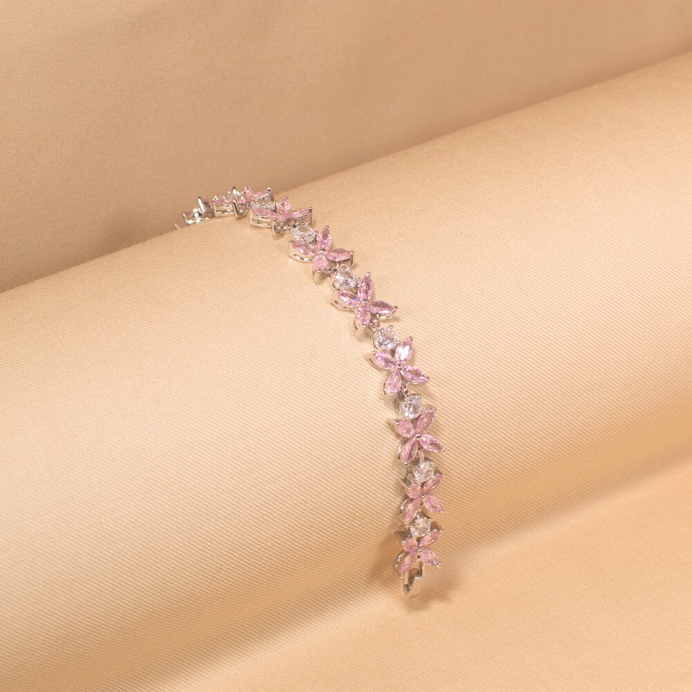 Elysia Luxury Bracelet - Pink - Glitterati Collection