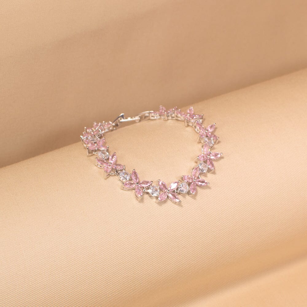 Elysia Luxury Bracelet - Pink - Glitterati Collection