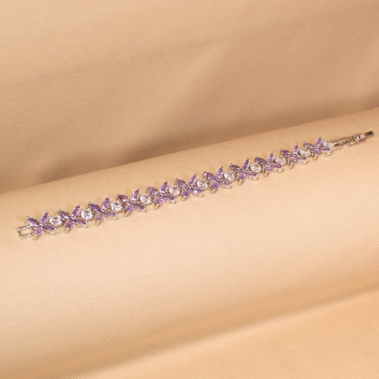 Elysia Luxury Bracelet - Purple - Glitterati Collection