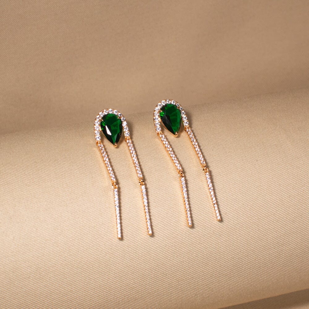 Emerald Arch Danglers
