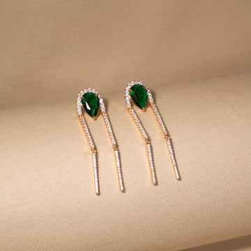 Emerald Arch Danglers