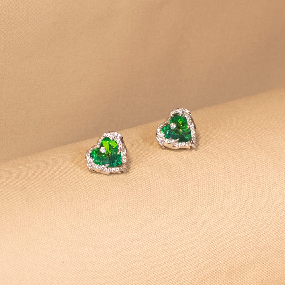 Emerald Blaze Pendant Set - Edgy Collection