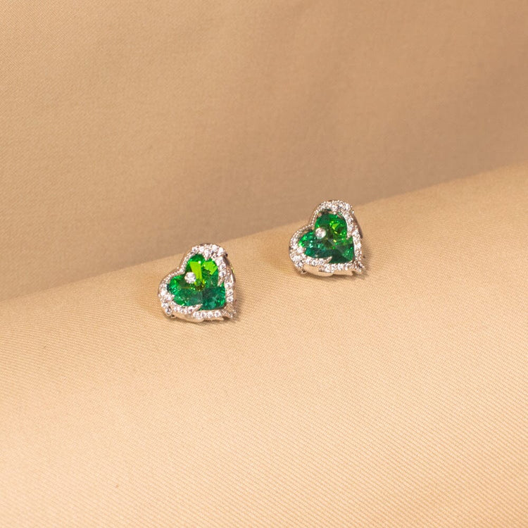 Emerald Blaze Pendant Set - Edgy Collection