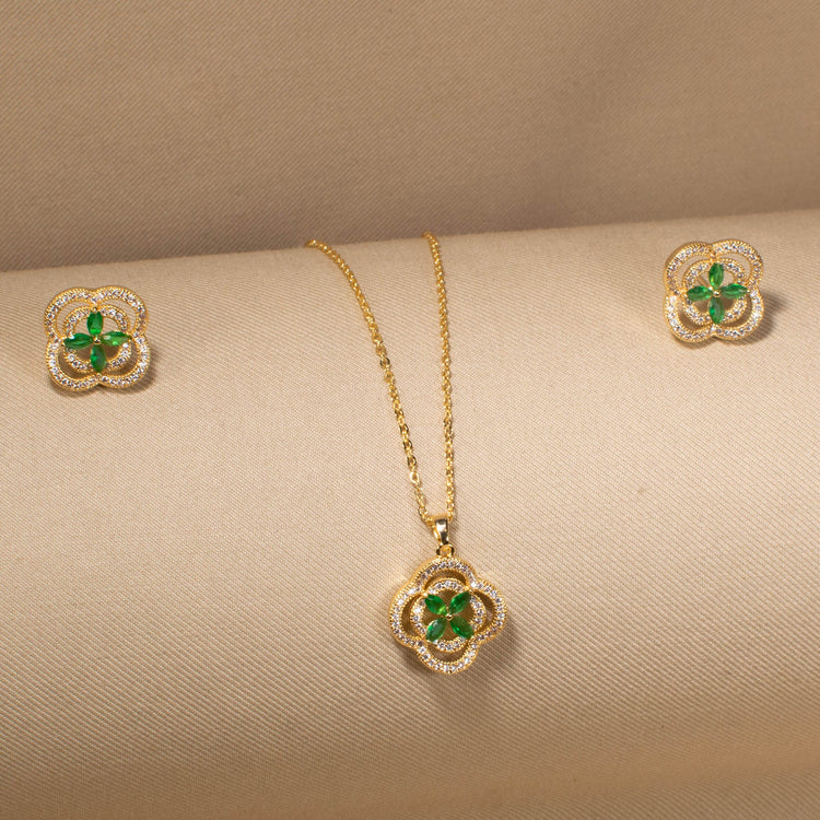 Emerald Clover Glow Set