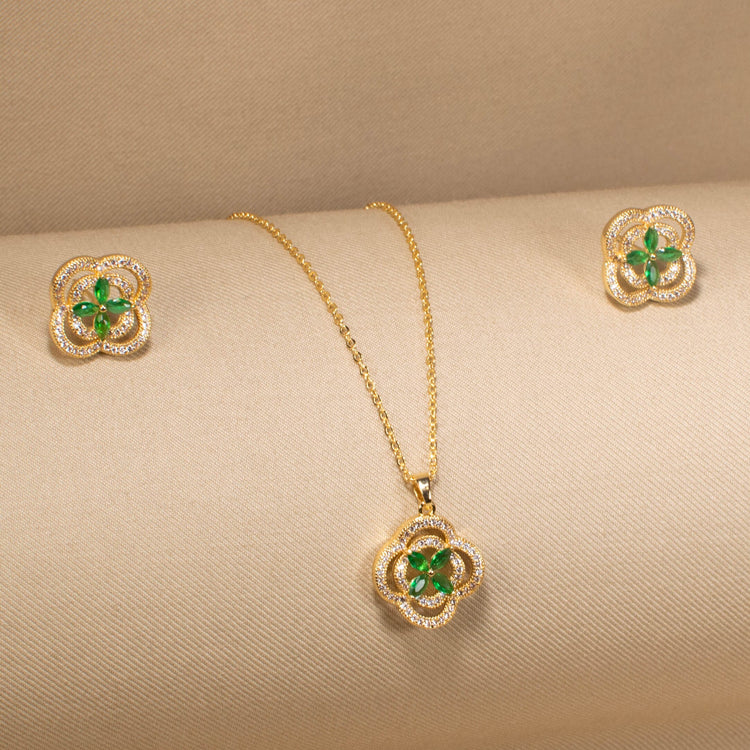 Emerald Clover Glow Set