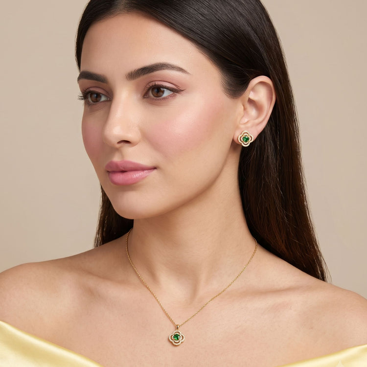 Emerald Clover Glow Set