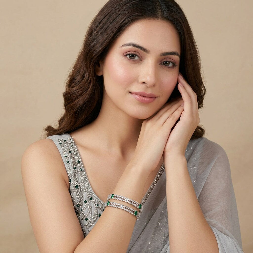 Emerald Grace Bangles