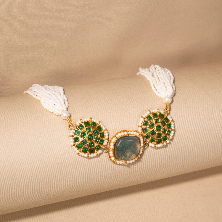 Emerald Meadow Necklace Set