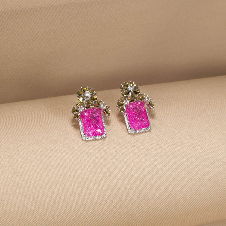 Emmeline Studs - Pink