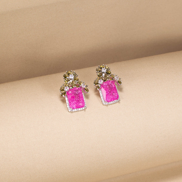 Emmeline Studs - Pink
