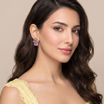 Emmeline Studs - Pink