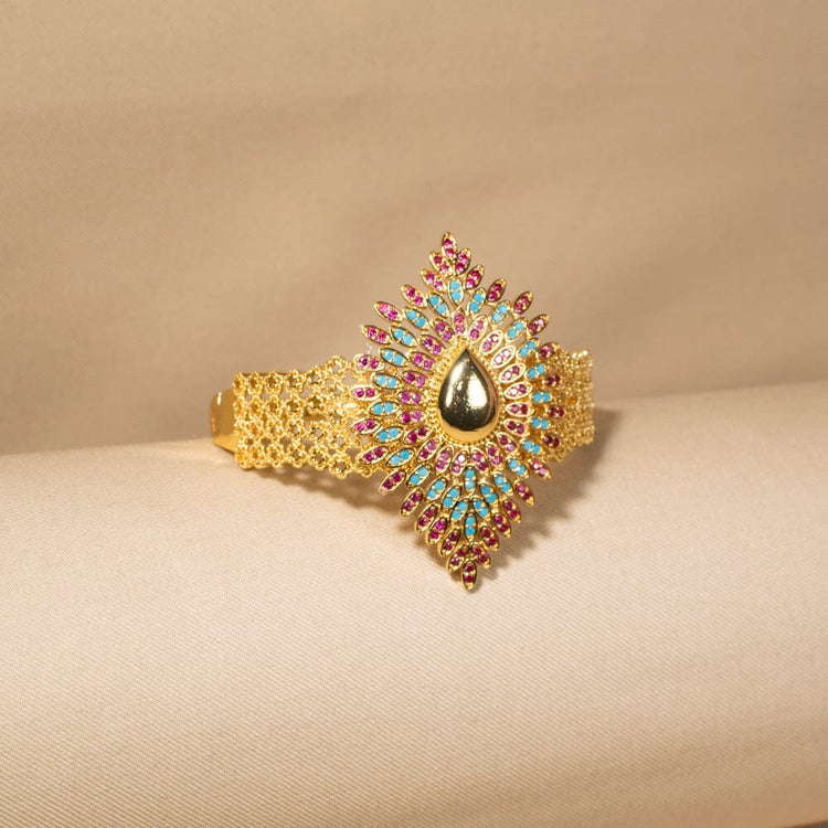 Empress Peacock Statement Bracelet