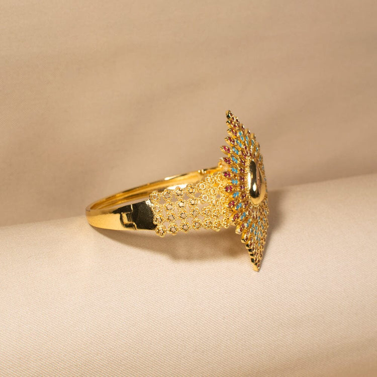 Empress Peacock Statement Bracelet