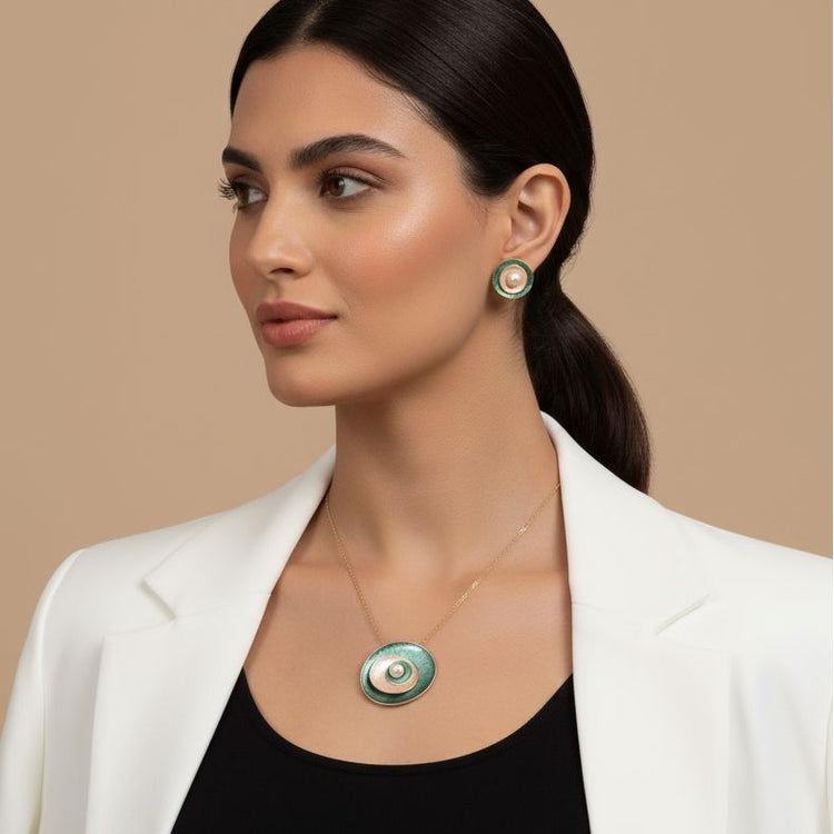 Enigma Pendant Set-Edgy Collection