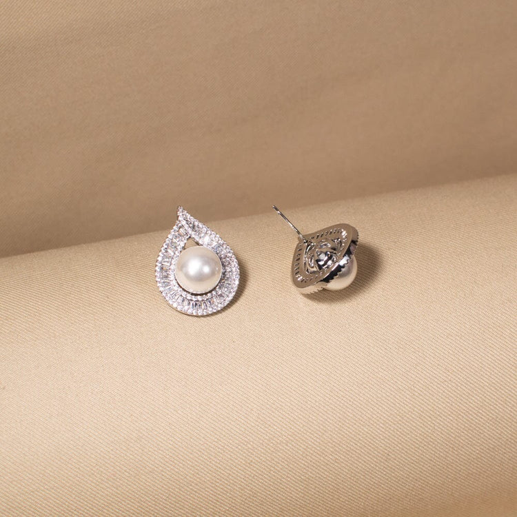 Eternal Pearl Halo Studs