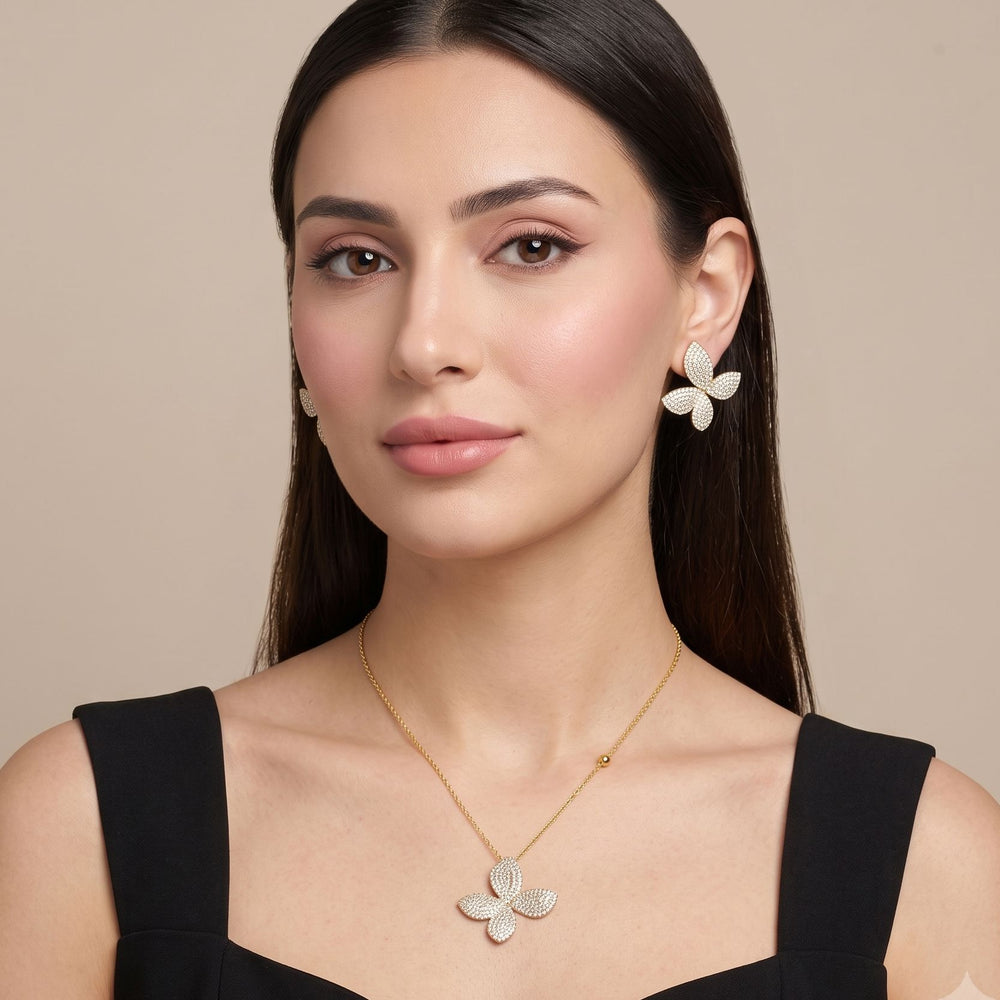 Eternal Spark Luxe Pendant Set - Golden