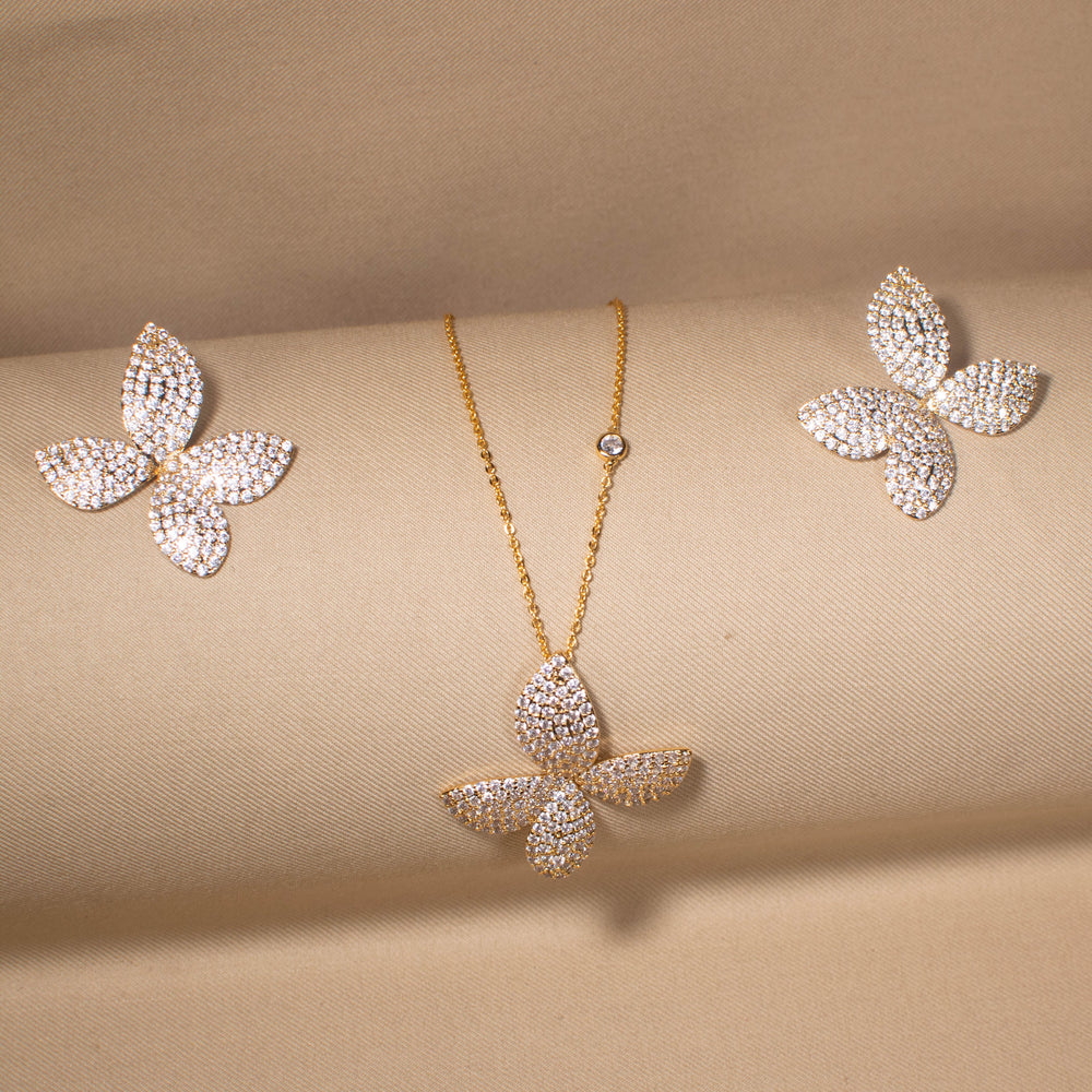 Eternal Spark Luxe Pendant Set - Golden
