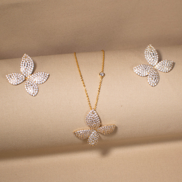 Eternal Spark Luxe Pendant Set - Golden