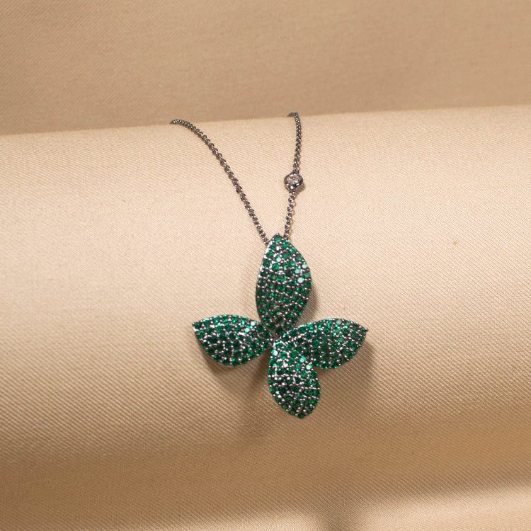 Eternal Spark Luxe Pendant Set - Green