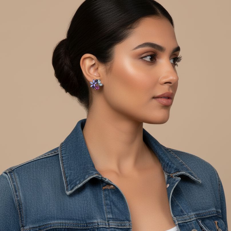 Faerie Bloom Studs - Edgy Collection