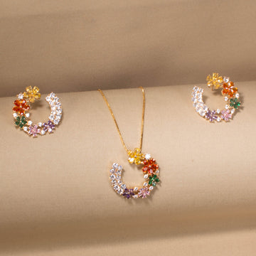 Festive Flora Wreath Pendant Set