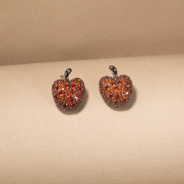 Fiery Apple Studs
