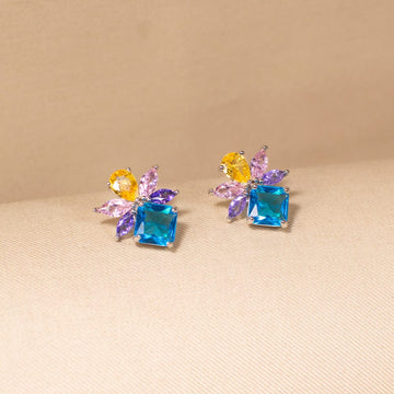 Fiesta Floral Studs
