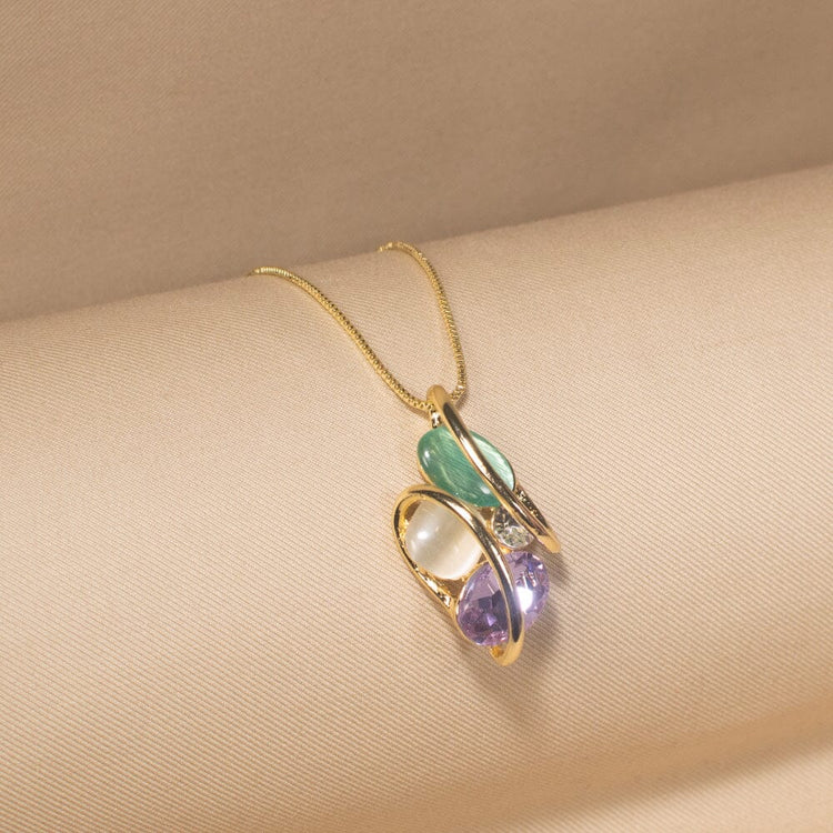 Firoza Bloom Pendant Set-Edgy Collection