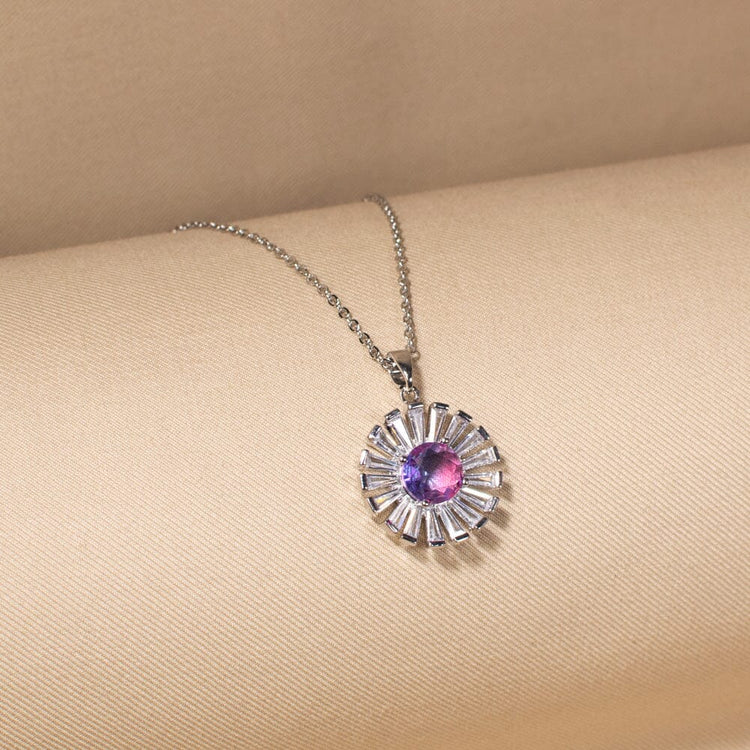 Fleur Pendant Set-Purple-Minima Collection