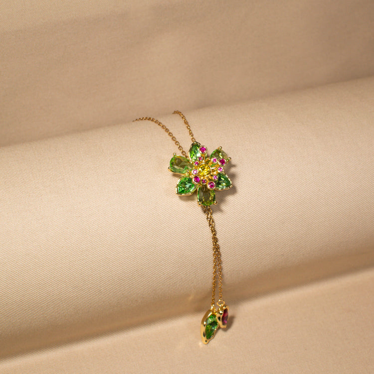Flora Cascade Pendant (no earrings)
