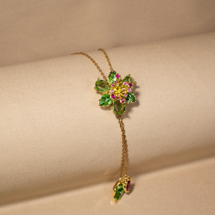 Flora Cascade Pendant (no earrings)