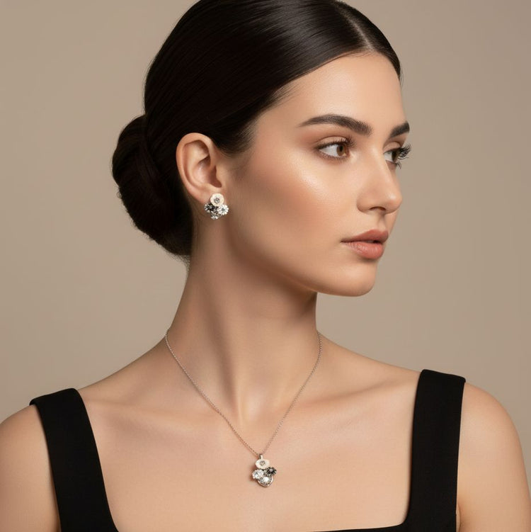 Flora Glow Pendant Set - Grey - Nature Collection