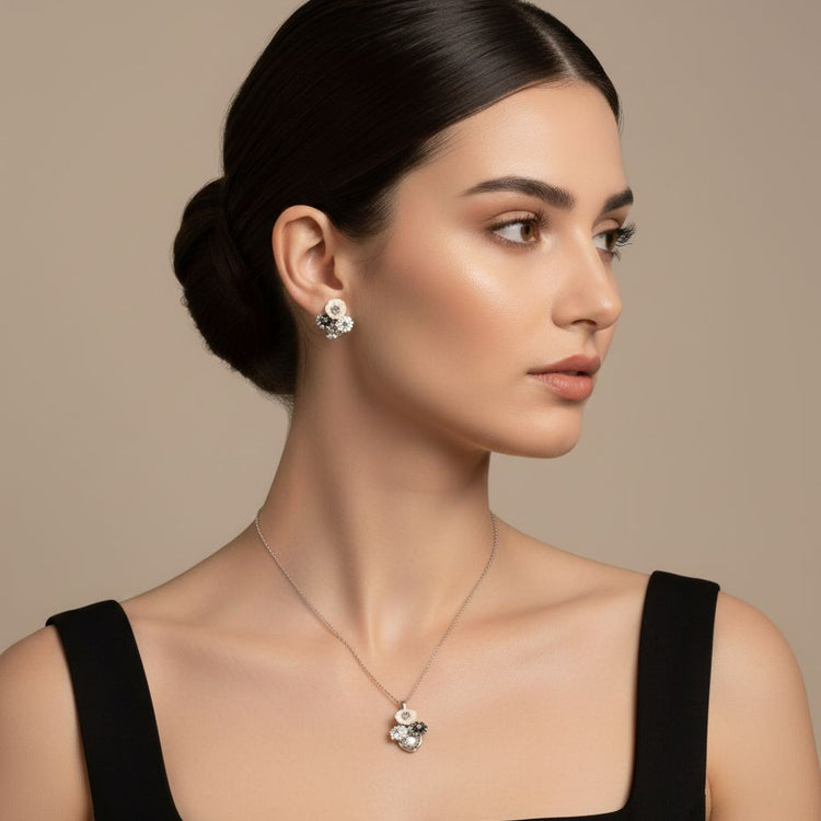 Flora Glow Pendant Set - Grey - Nature Collection