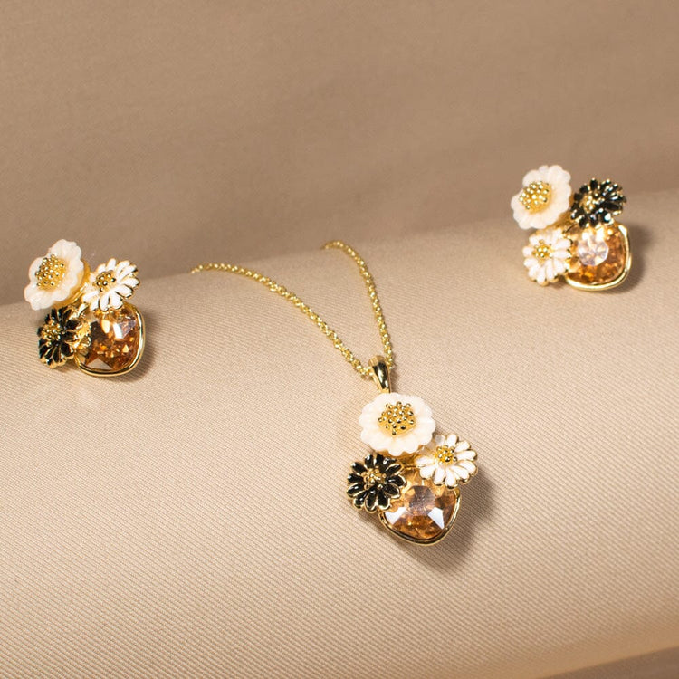 Flora Glow Pendant Set-Honey