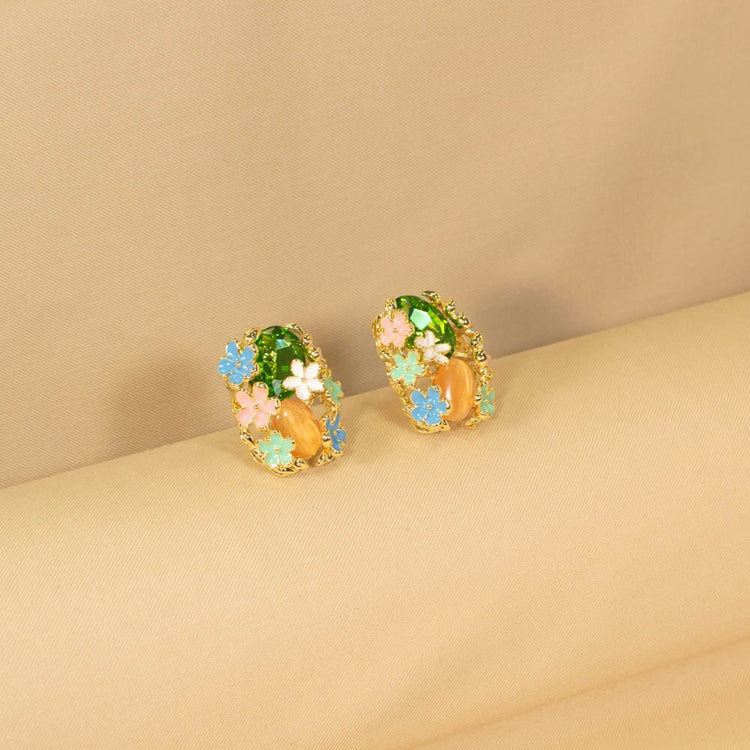 Flower Valley Pendant Set - Green