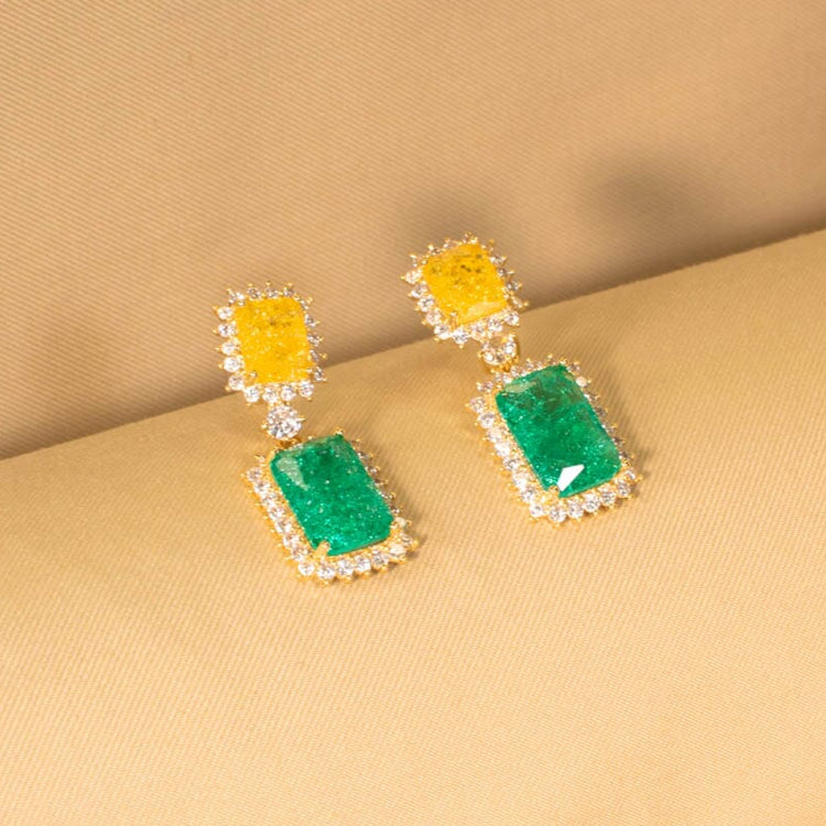 Gia Statement Danglers -  Edgy Collection