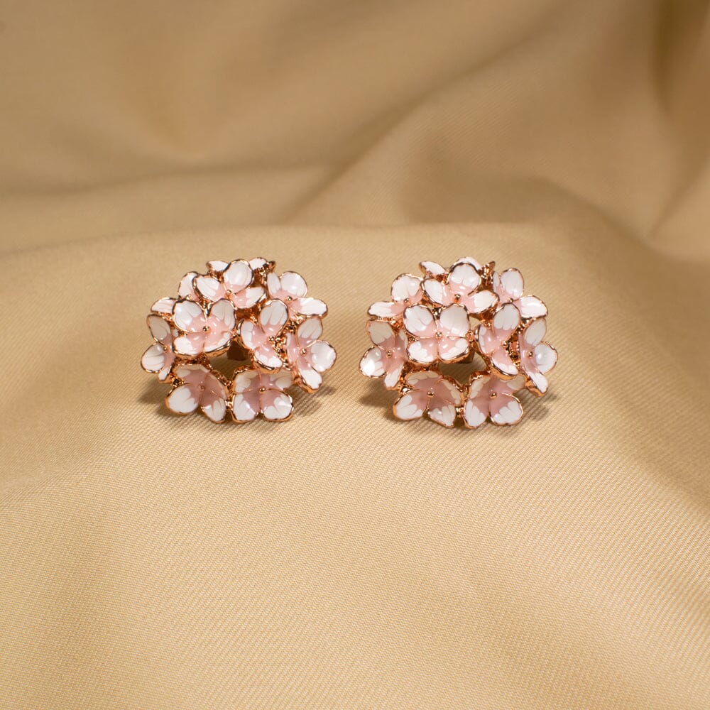 Forget Me Not Enamel Floral Studs