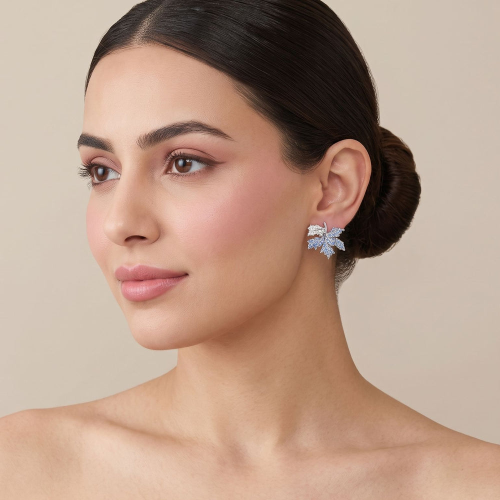 Frosty Maple Earrings