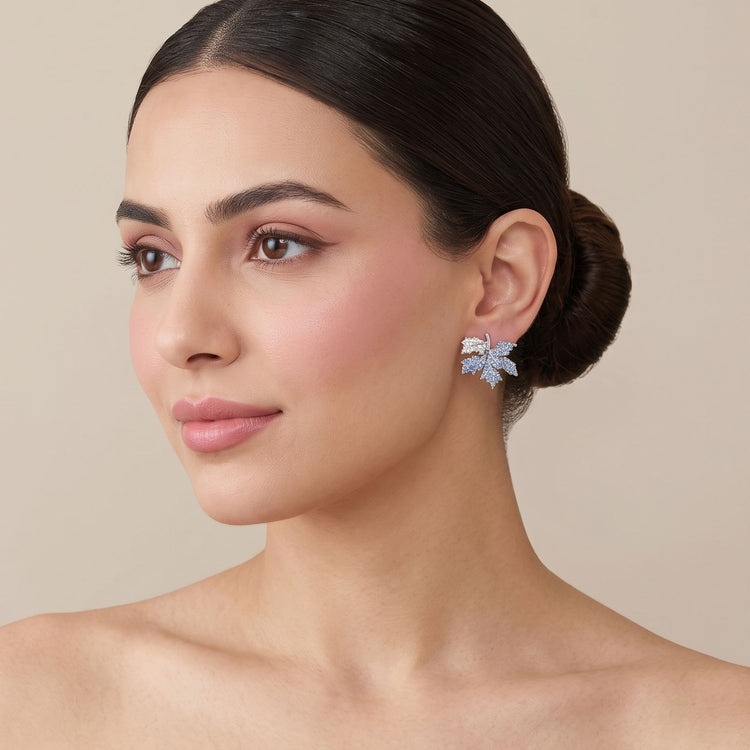Frosty Maple Earrings