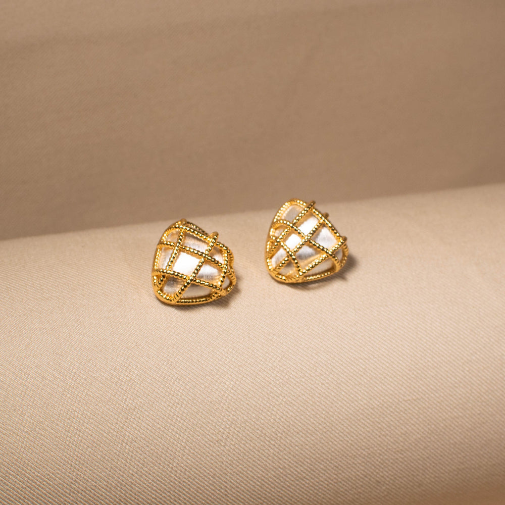 Geometric Glam Studs